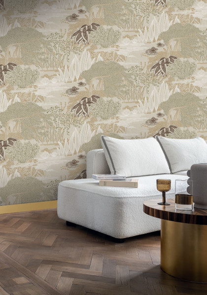 Neutral Patterned Wallpapers by Casamance