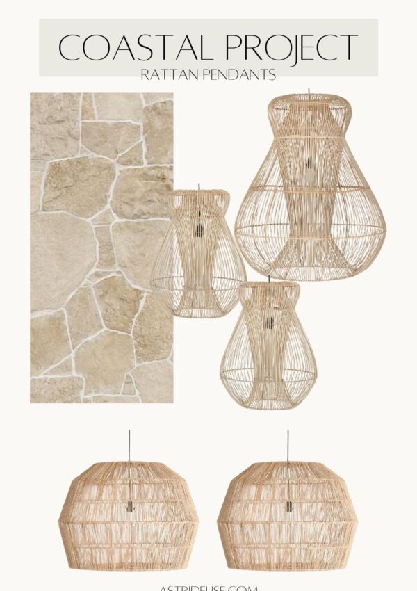 Coastal Chic: Rattan Pendants