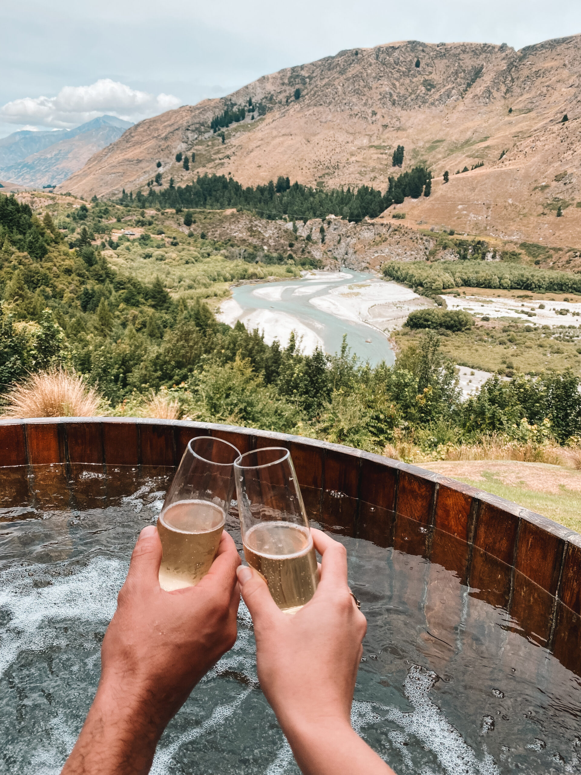 Visiting Onsen Hot Pools in Queenstown, New Zealand